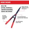 imageCRAFTSMAN 4Piece Pruning Tools Set with Bypass Pruner Bypass Lopper Wavy Blade Hedge Shears ampamp Swivel Blade Grass ShearsPruning Tools Starter Set