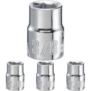 imageCRAFTSMAN Shallow Socket SAE 38Inch Drive 38Inch 6Point CMMT4300138 in Pack of 4