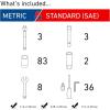 imageCRAFTSMAN Mechanics Tool Set SAEMetric 135Piece CMMT12024135 Piece Set