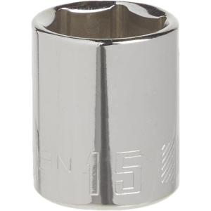 imageCRAFTSMAN Shallow Socket Metric 38Inch Drive 15mm 6Point CMMT43547