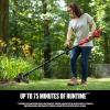 imageCRAFTSMAN V20 RP Cordless String Trimmer Brushless 50Ah Battery ampamp Charger Included CMCST930P1String Trimmer