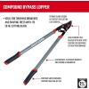 imageCraftsman 24Inch Carbon Steel Compound Bypass Lopper for Trimming Branches Shaping Trees and Pruning Bushes
