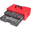 imageCRAFTSMAN Mechanics Tool Set 256Piece Hand Tool and Socket Set with 72tooth Low Profile Ratchet and 2Drawer Tool Box CMMT45256