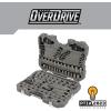 imageCRAFTSMAN OVERDRIVE 121Piece Gunmetal Chrome Mechanics Tool Set Standard SAEMetric Socket Set with Hard Case CMMT99121L