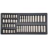 imageCRAFTSMAN OVERDRIVE 284Piece Gunmetal Chrome Mechanics Tool Set Standard SAEMetric Socket Set with Hard Case CMMT99284