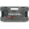imageCRAFTSMAN OVERDRIVE 64Piece Gunmetal Chrome Mechanics Tool Set Standard SAEMetric Socket Set with Hard Case CMMT99064