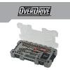 imageCRAFTSMAN OVERDRIVE 64Piece Gunmetal Chrome Mechanics Tool Set Standard SAEMetric Socket Set with Hard Case CMMT99064