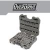 imageCRAFTSMAN OVERDRIVE 80Piece Gunmetal Chrome Mechanics Tool Set Standard SAEMetric Socket Set with Hard Case CMMT99080L