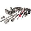 imageCRAFTSMAN OVERDRIVE 99Piece Gunmetal Chrome Mechanics Tool Set Standard SAEMetric Socket Set with Hard Case CMMT99099