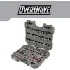 imageCRAFTSMAN OVERDRIVE 99Piece Gunmetal Chrome Mechanics Tool Set Standard SAEMetric Socket Set with Hard Case CMMT99099