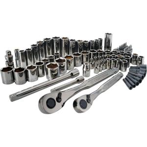 imageCraftsman Mechanics Tool Set 14quot ampamp 38quot Drive SAEMetric 81 Piece CMMT82335L81 Piece Set