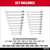 imageCRAFTSMAN 20 Piece Ratcheting Combination Wrench Set SAEMetric CMMT87220
