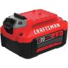 imageCRAFTSMAN 20V Power Tool Battery 2Pack Lithiumion with Charger CMCB2042CKSingle Battery