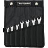 imageCRAFTSMAN SAE Wrench Set 7Piece Includes Tool Pouch CMMT21085MM Wrench Set