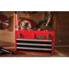 imageCRAFTSMAN Tool Chest 3Drawer Portable with Wrench Organizer Stainless Steel Capacity Holds Up To 25lb In Each Drawer CMST53005RB