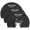 imageCRAFTSMAN BiMetal Oscillating Tool Blade for Wood and Metal Semicircle 3 Pack CMAO11333 Pack
