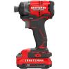 imageCRAFTSMAN V20 14 Inch Cordless Impact Driver Kit with Battery and Charger CMCF813C1