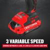 imageCRAFTSMAN V20 Cordless Brushless Impact Driver Set 14 Impact Driver Includes 2 Batteries and Charger CMCF830D2