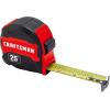 imageCRAFTSMAN 25Ft Tape Measure with Fraction Marketing Retractable ManualLocking Blade CMHT37443S76 m