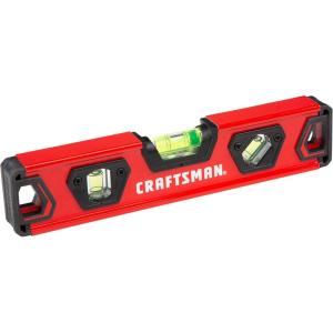 imageCRAFTSMAN Torpedo Level 9 Inch With Shock Absorbing End Caps CMHT823909Inch