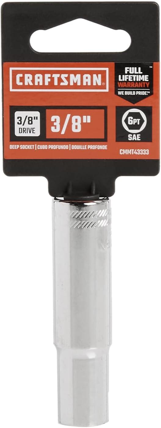 imageCRAFTSMAN Deep Socket SAE 38Inch Drive 38Inch 6Point CMMT43333
