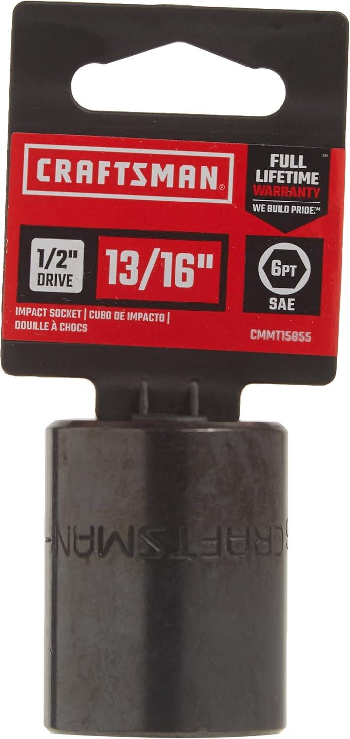 imageCRAFTSMAN Shallow Impact Socket SAE 12Inch Drive 1316Inch CMMT158551316