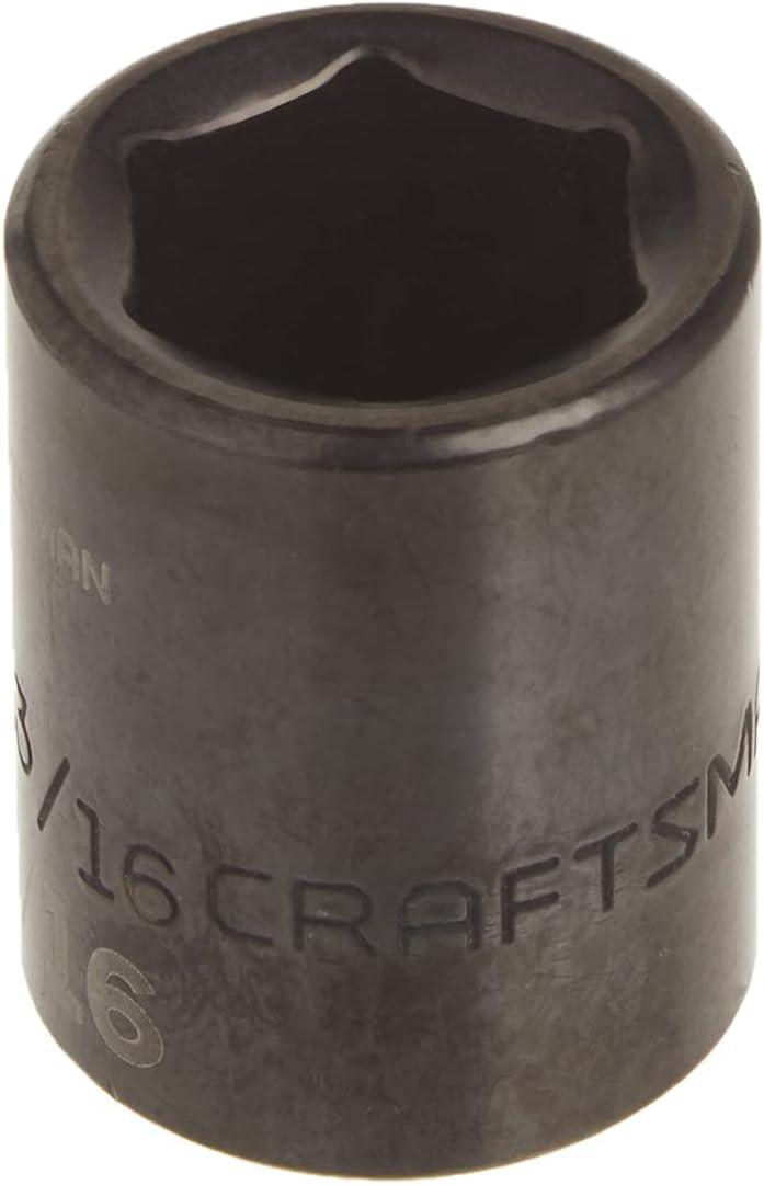 imageCRAFTSMAN Shallow Impact Socket SAE 12Inch Drive 1316Inch CMMT158551316