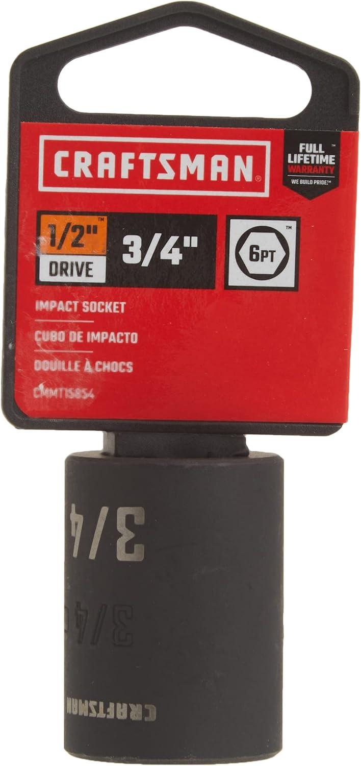 imageCRAFTSMAN Shallow Impact Socket SAE 12Inch Drive 1316Inch CMMT1585534 Inch Pack of 6