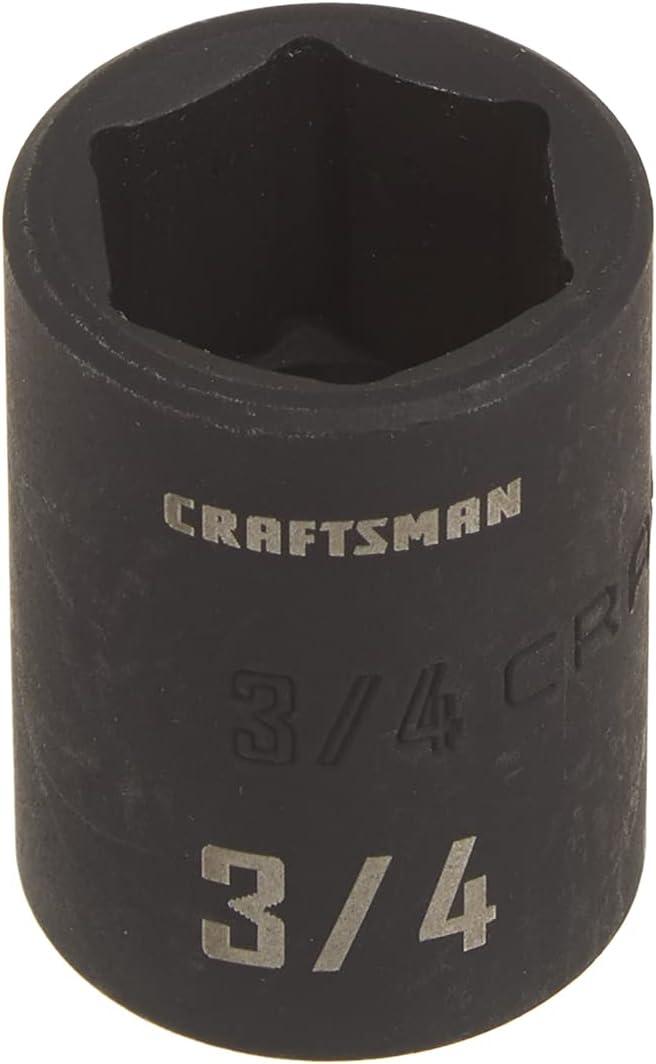 imageCRAFTSMAN Shallow Impact Socket SAE 12Inch Drive 1316Inch CMMT1585534 Inch Pack of 6