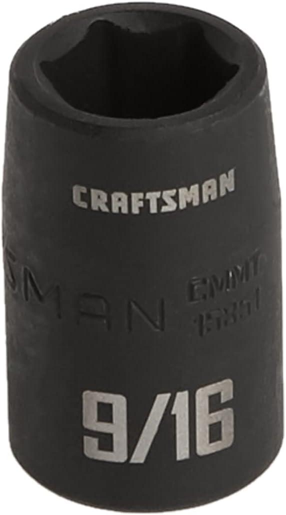 imageCRAFTSMAN Shallow Impact Socket SAE 12Inch Drive 1316Inch CMMT15855916 Inch Pack of 6