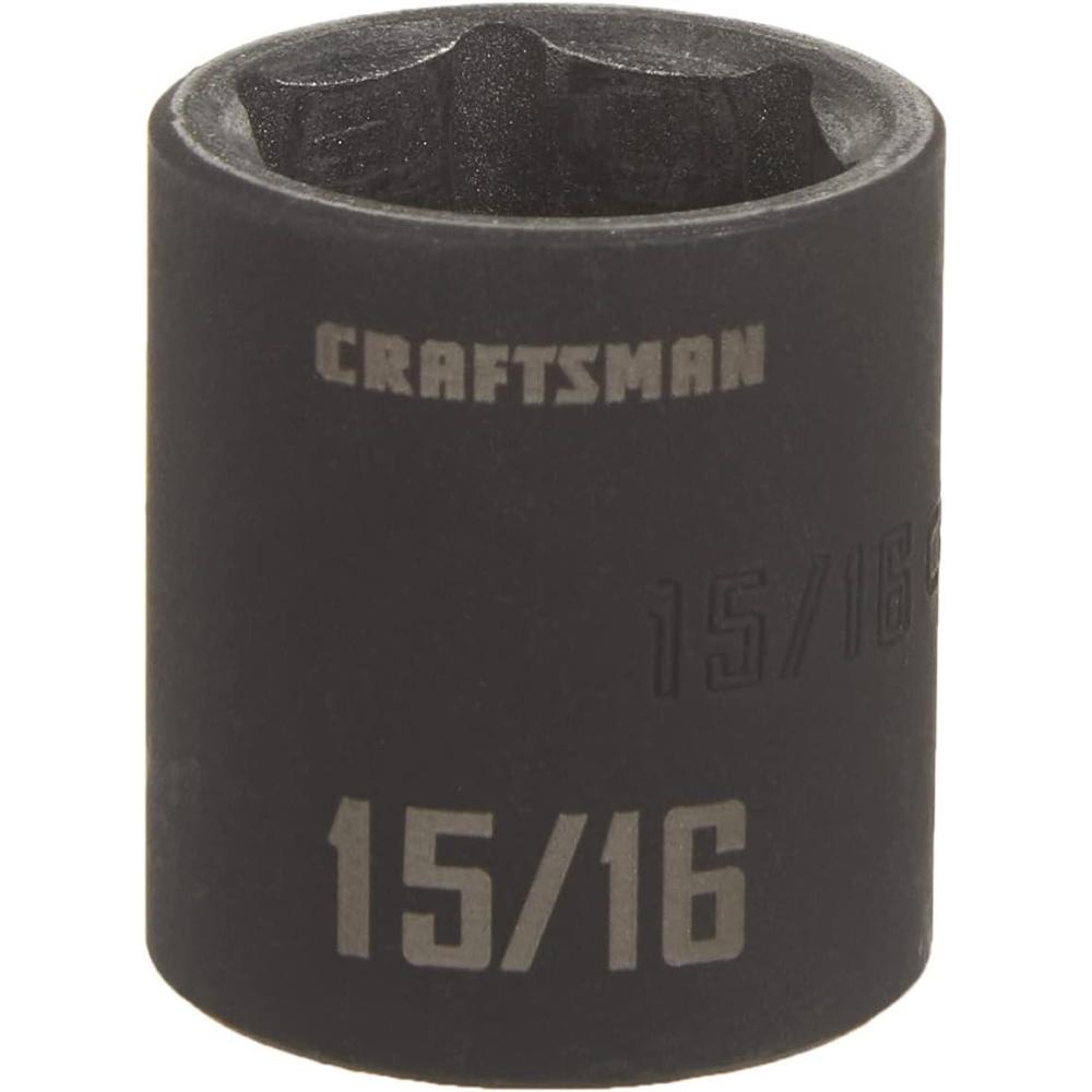 imageCRAFTSMAN Shallow Impact Socket SAE 12Inch Drive 1316Inch CMMT158551516