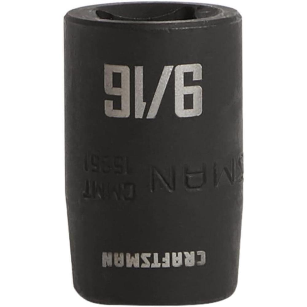 imageCRAFTSMAN Shallow Impact Socket SAE 12Inch Drive 1316Inch CMMT15855916 Inch Pack of 6