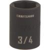 imageCRAFTSMAN Shallow Impact Socket SAE 12Inch Drive 1316Inch CMMT1585534 Inch Pack of 6