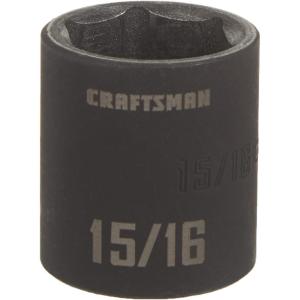 imageCRAFTSMAN Shallow Impact Socket SAE 12Inch Drive 1316Inch CMMT158551516