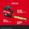 imageCRAFTSMAN 30ft Tape Measure with Fraction Markings Retractable CMHT37445S