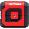 imageCRAFTSMAN Laser Level Tool Green Cross Line CMHT77630