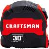 imageCRAFTSMAN 30ft Tape Measure with Fraction Markings Retractable CMHT37445S
