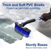 imageSEAAES 51 Inch Ice Scraper and Snow Brush with Squeegee Extendable Snow Ice Removal with Foam Grip for Windshield SUV Truck Vehicle WindowBlue