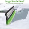 imageSEAAES 51 Inch Ice Scraper and Snow Brush with Squeegee Extendable Snow Ice Removal with Foam Grip for Windshield SUV Truck Vehicle WindowGreen