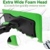 imageSEAAES 51 Inch Snow Broom and Ice Scraper for Windshield Extendable Snow Brush with Foam Grip Snow Ice Removal for SUV Truck Window