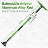 imageSEAAES 51 Inch Snow Broom and Ice Scraper for Windshield Extendable Snow Brush with Foam Grip Snow Ice Removal for SUV Truck Window