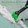 imageSEAAES 51 Inch Truck Snow Brush Scraper Long Handle Heavy Duty Extendable Snow Broom for SUV Windshield Ice Scraper with Foam Grip for Car Automobile Vehicle Window