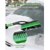 imageSEAAES Car Snow Scraper and Brush 27 Inch Snow Brush for Car Window Detachable Ice Scraper with Foam Grip for Windshield SUV Truck  1pcs1