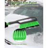 imageSEAAES Snow Brush and Extendable Snow Shovel with Foam Grip Ice Scraper Snow Brush for Car SUV Truck Vehicle Windshield Window