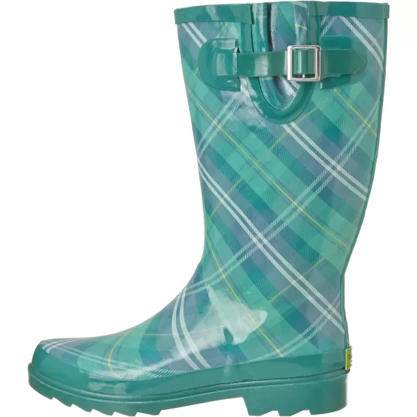 Western Chief Women's Spring Plaid Rain Boot