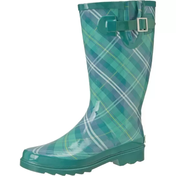 Western Chief Women's Spring Plaid Rain Boot