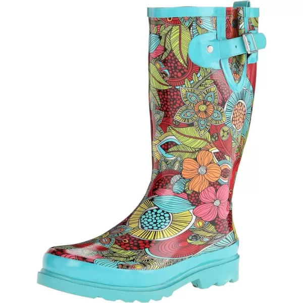 Western Chief Women's Floral Fantasy Rain Boot