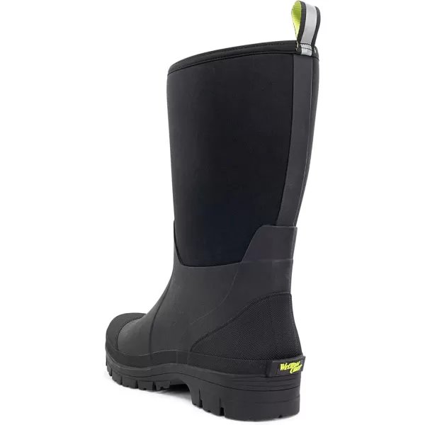 imageWestern Chief Mens 365 Neoprene Rain Boots for Men  100 Waterproof Rubber Boots for Men with AntiSlip Outsole  ColdRated Muck Boots for Men for AllWeather ProtectionBlack  Mid