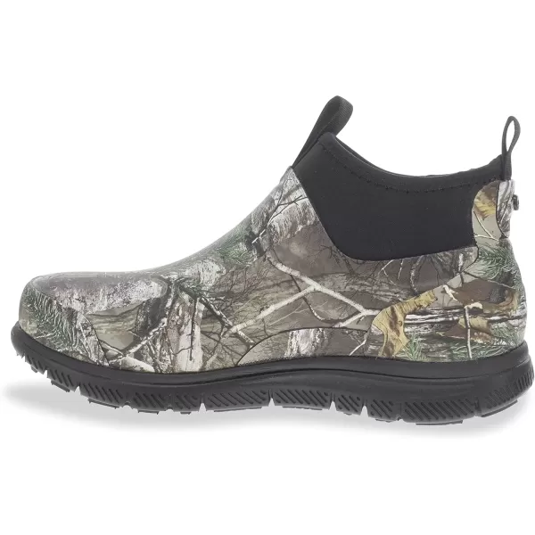 imageWestern Chief Mens Burnett Realtree Neoprene Waterproof Mid Boo Rain BootBrown