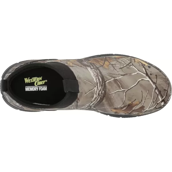 imageWestern Chief Mens Burnett Realtree Neoprene Waterproof Mid Boo Rain BootBrown